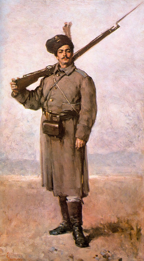 The soldier for freedom by Nicolae Grigorescu